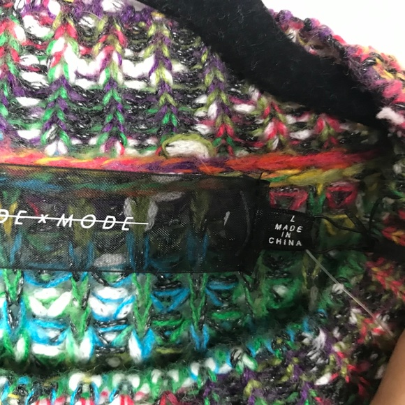 Code Mode NWT CodeXMode Nordstrom Crop Sweater L - Picture 4 of 6